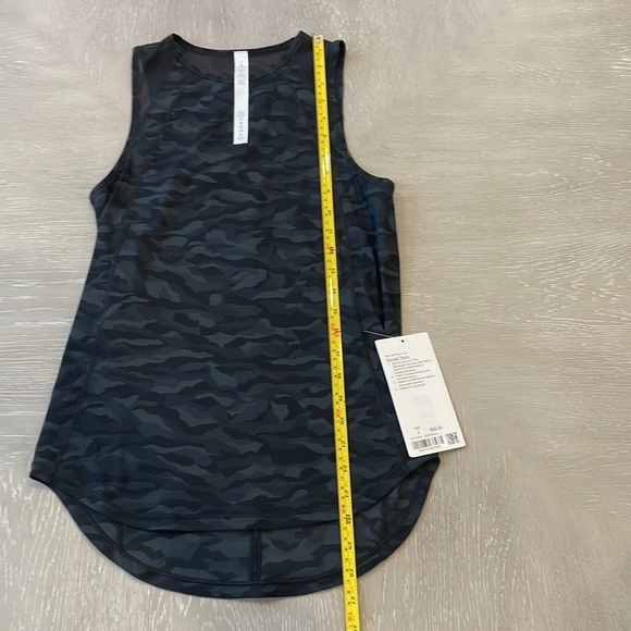 Lululemon Sculpt Tank Sequoia Camo Print Deep Coal Black/Black NWT Size 2 - Picture 10 of 12